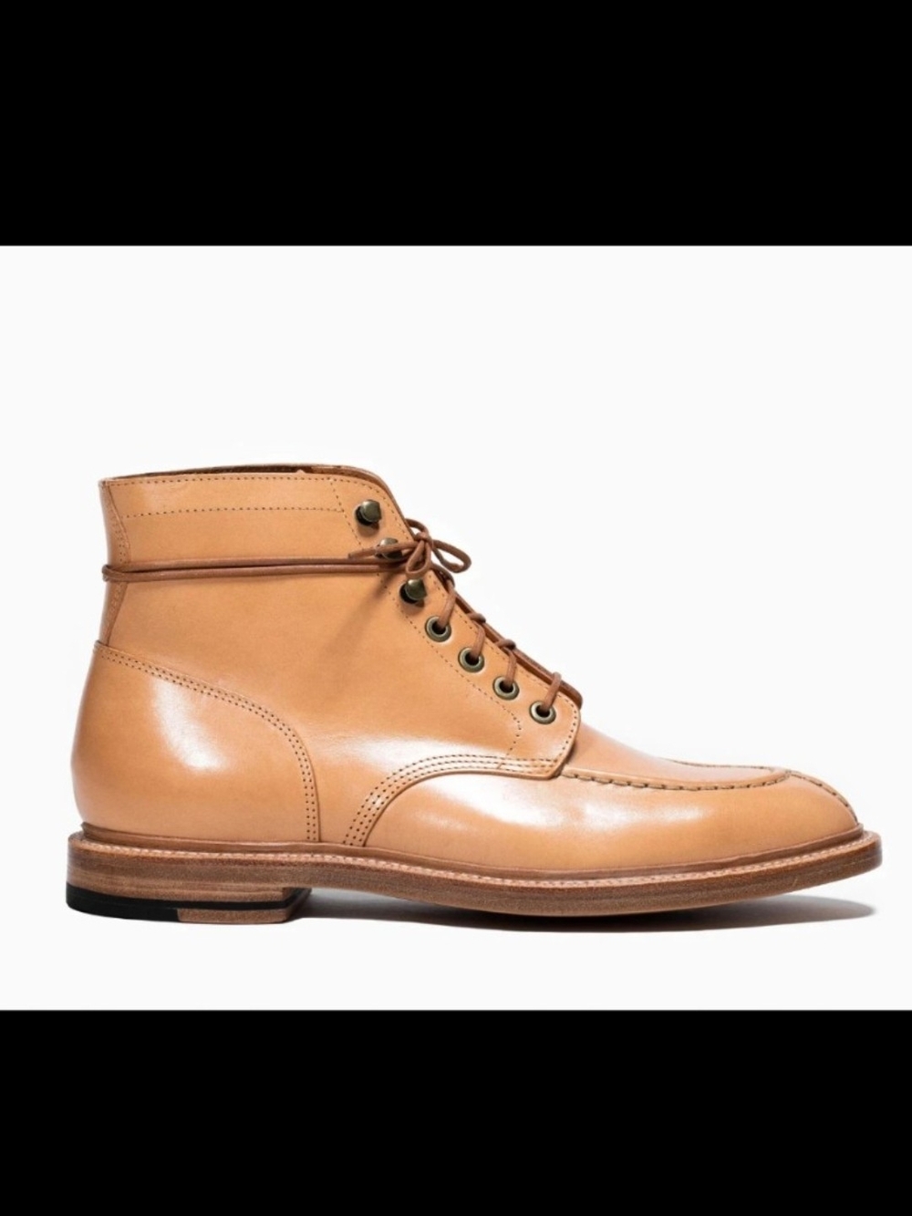 Grant Stone Ottawa Natural Minerva Leather Boot SIZE 8